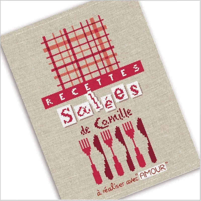 LiliPoints Savoury Recipes borduurpatroon boekomslag