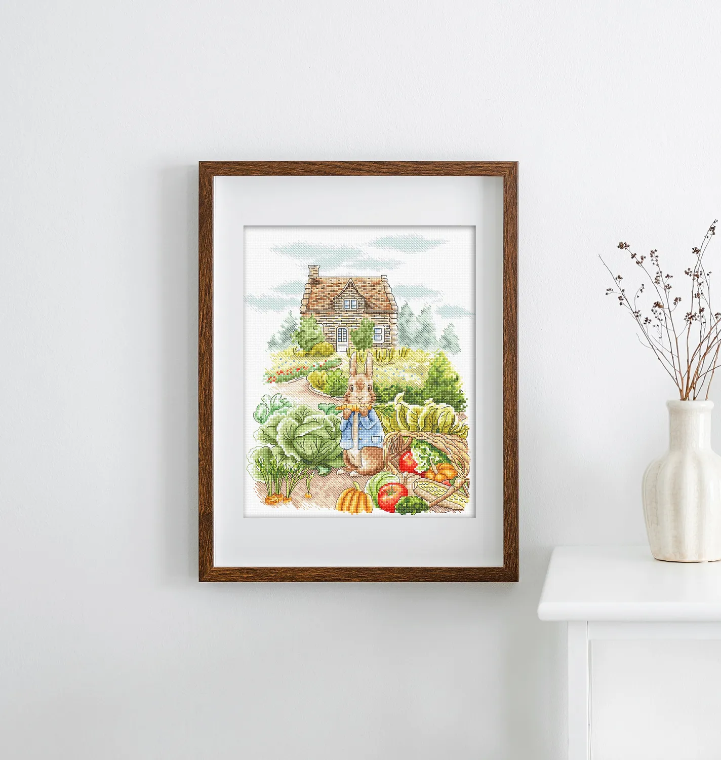 Leti Stitch L8088 Summer Harvest borduurpakket landschap 22x27