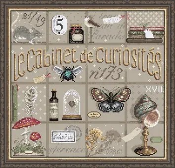 Madame la Fée Cabinet de Curiosités borduurpakket linnen aïda