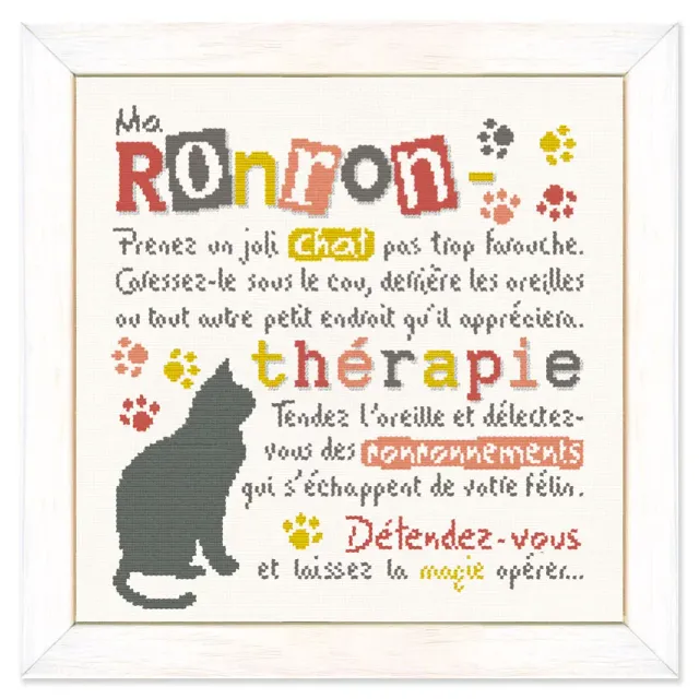 LiliPoints Cat purr therapy kruissteekpatroon 2 versies