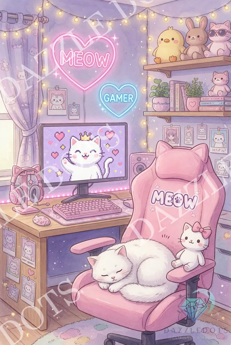 Leti Stitch Dazzle Dots LDS-7051 diamond painting Pink Gaming Den