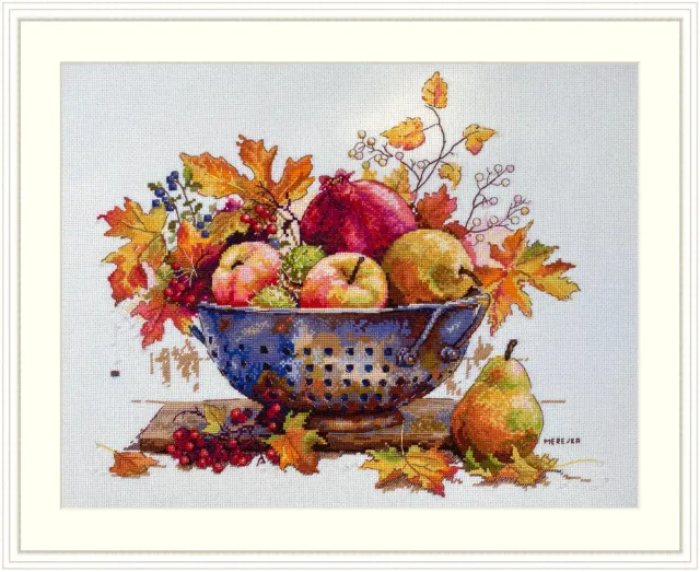 Merejka September Dew borduurpakket 28x33 ecru