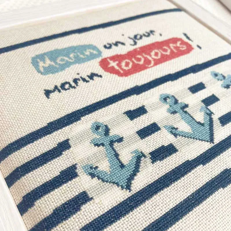 LiliPoints Once a sailor always a sailor borduurpatroon matroos