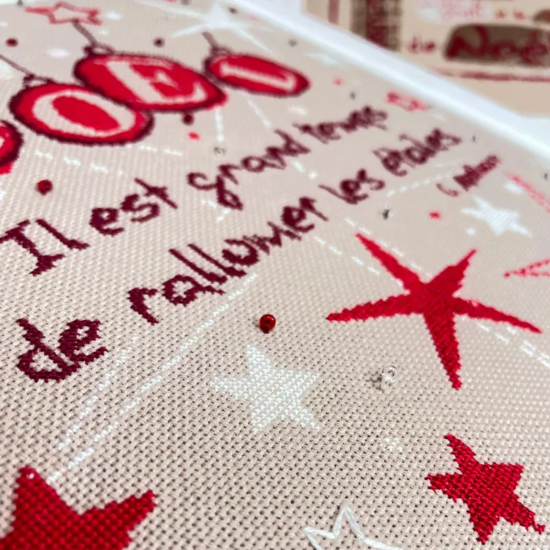 LiliPoints Christmas Stars borduurpatroon kerst met kralen