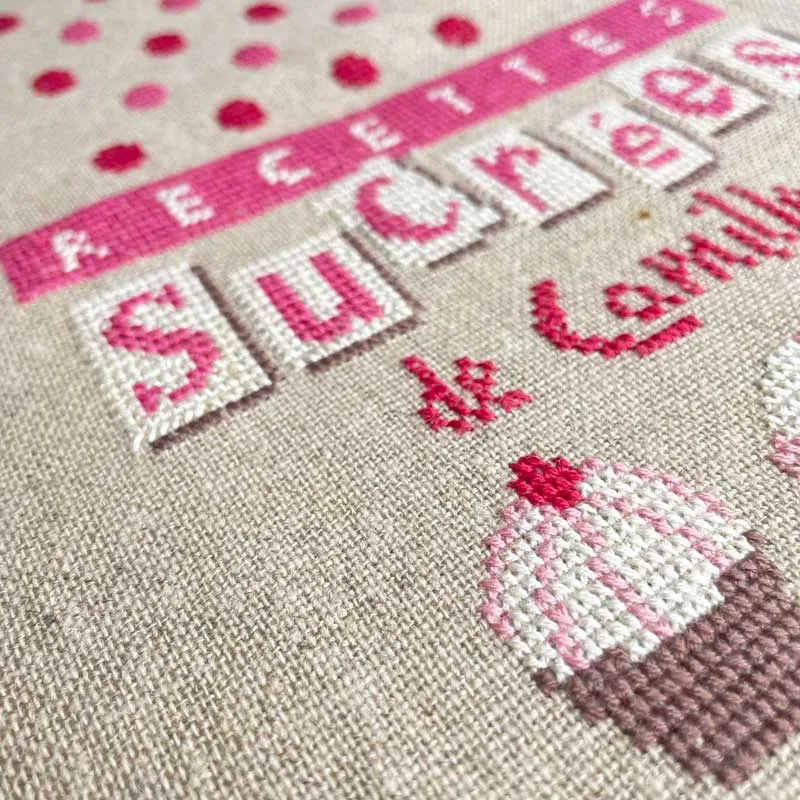 LiliPoints Sweet Recipes borduurpatroon boekomslag