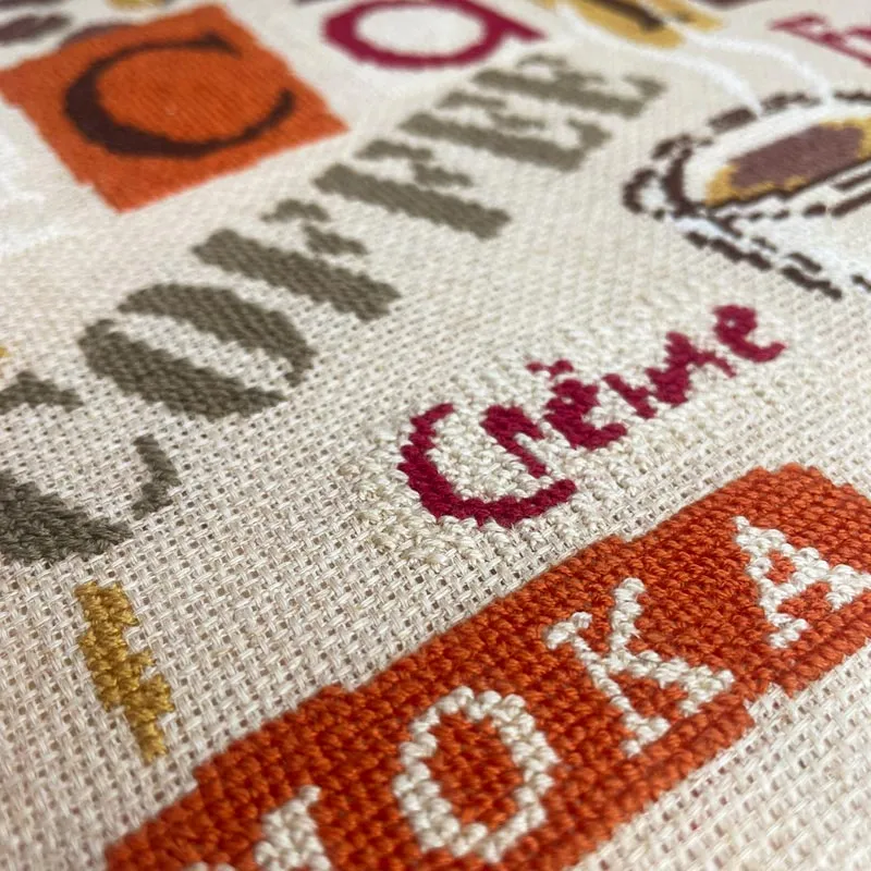 LiliPoints Coffee borduurpatroon koffie 2 versies