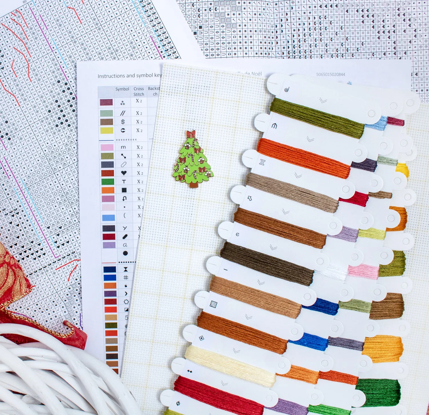 Leti Stitch L8106 Christmas Eve borduurpakket 25x33 cm