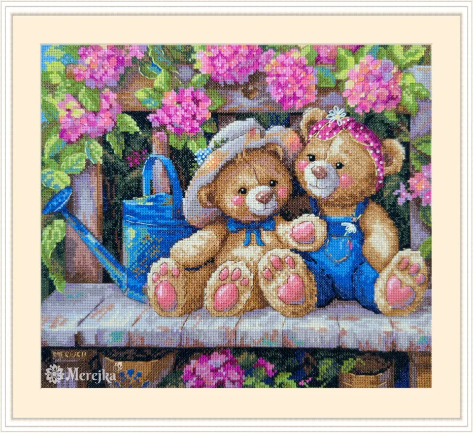 Merejka Garden Friends borduurpakket 21x24,5