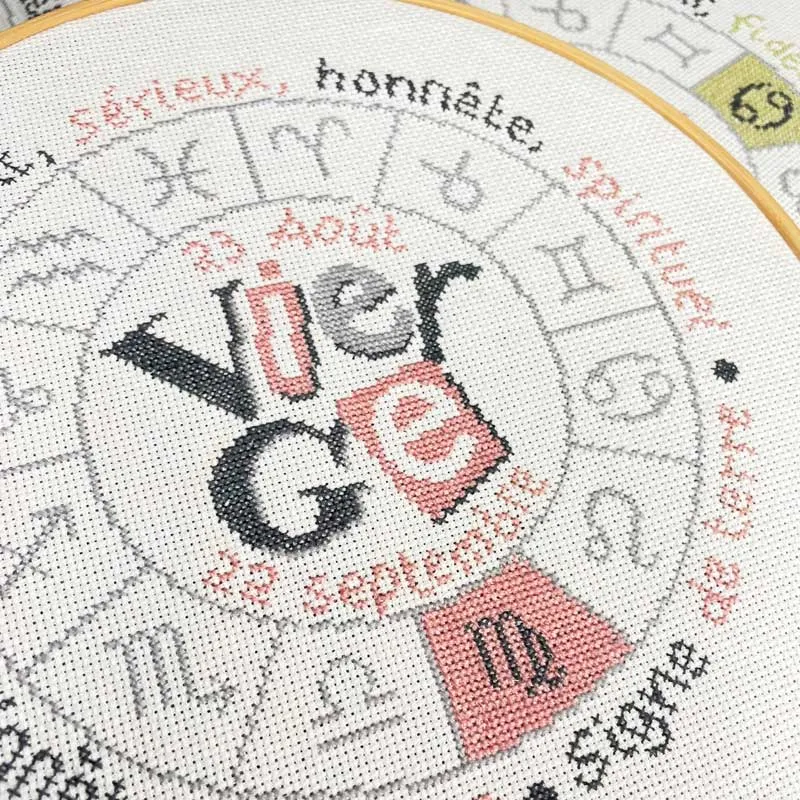 LiliPoints Virgo U009 kruissteekpatroon maagd