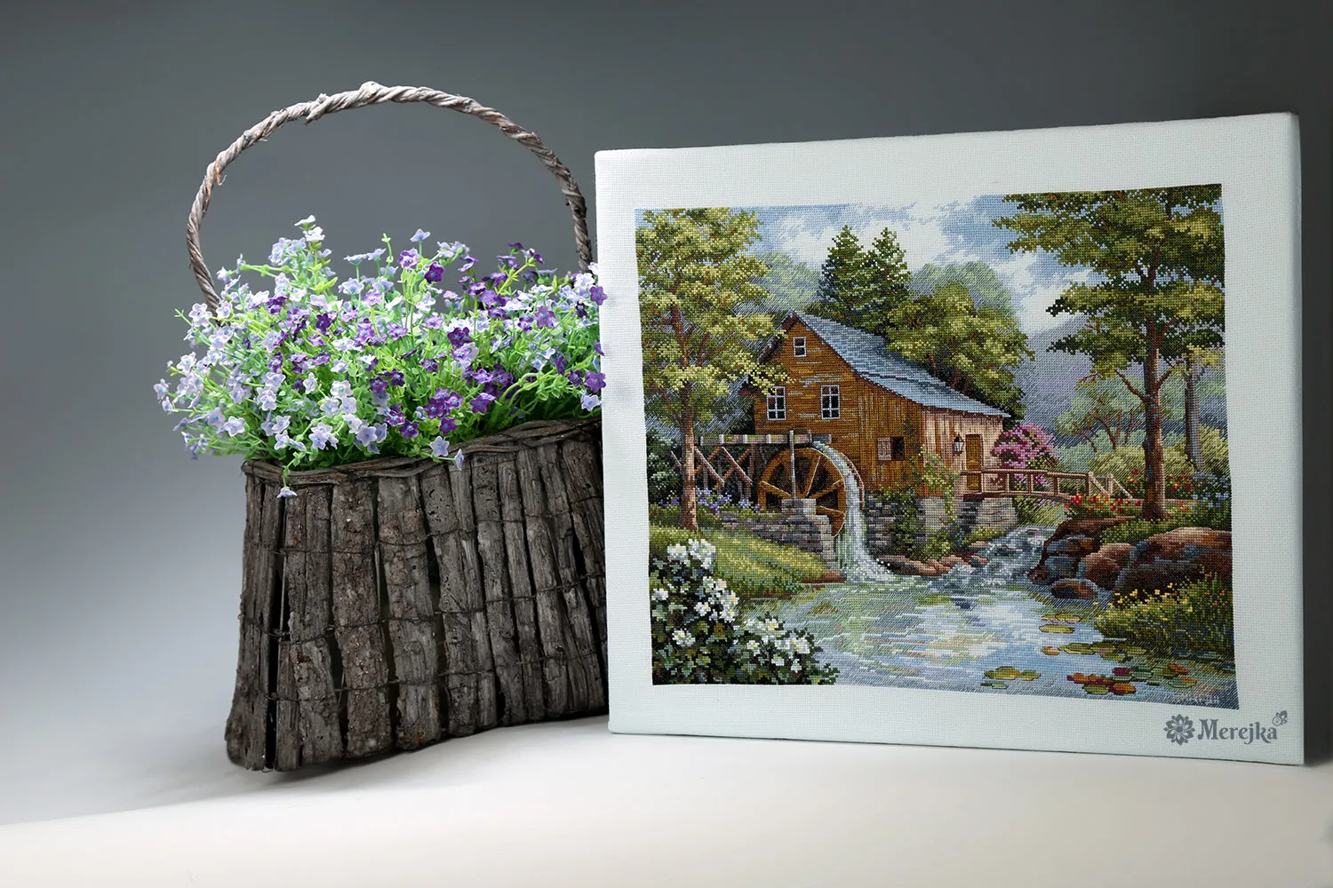 Merejka Song of Summer borduurpakket 31x40 40 kleuren