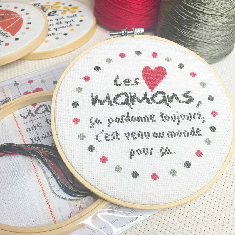 LiliPoints Une Maman borduurpakket compleet beginners