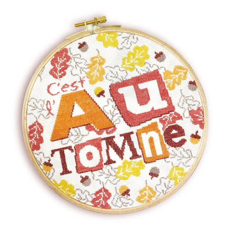 LiliPoints Autumn kruissteekpatroon herfst 152x152