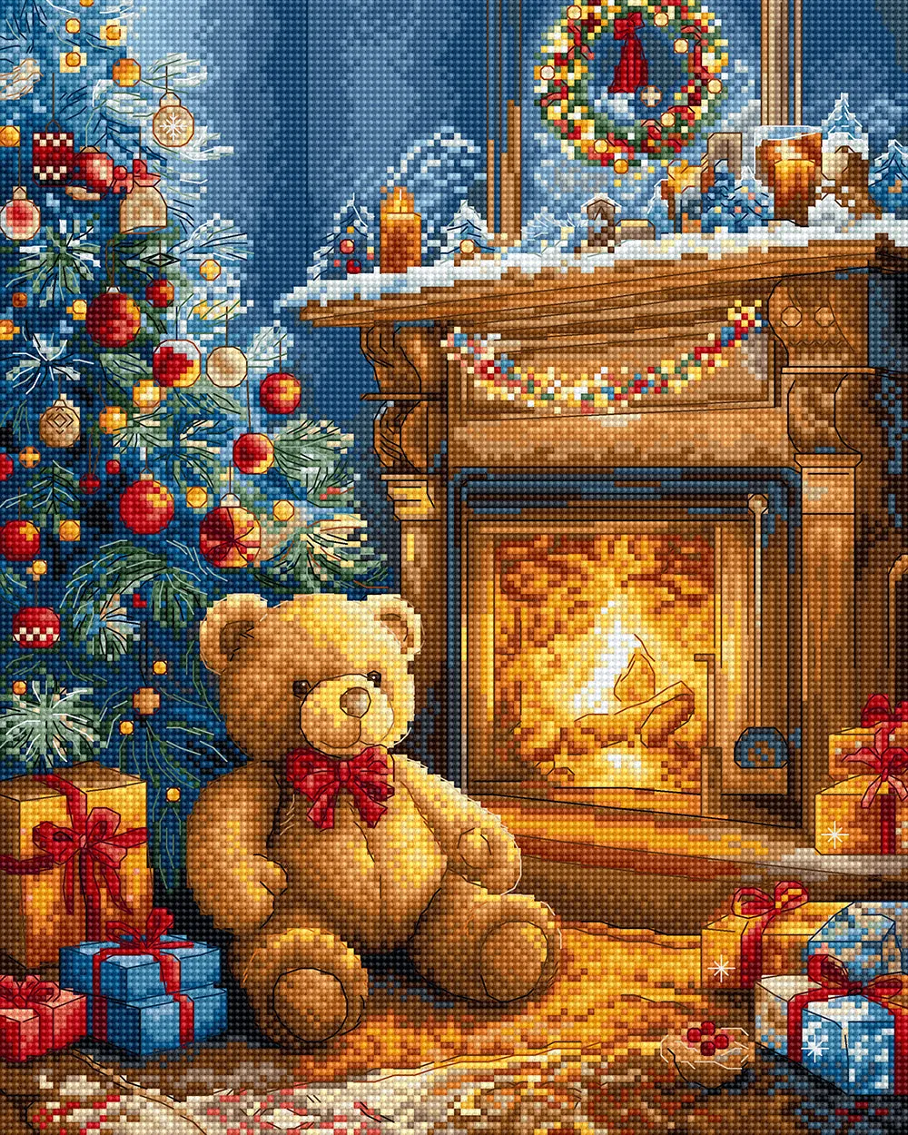 Leti Stitch L9920 Christmas is coming borduurpakket 22x27 winter