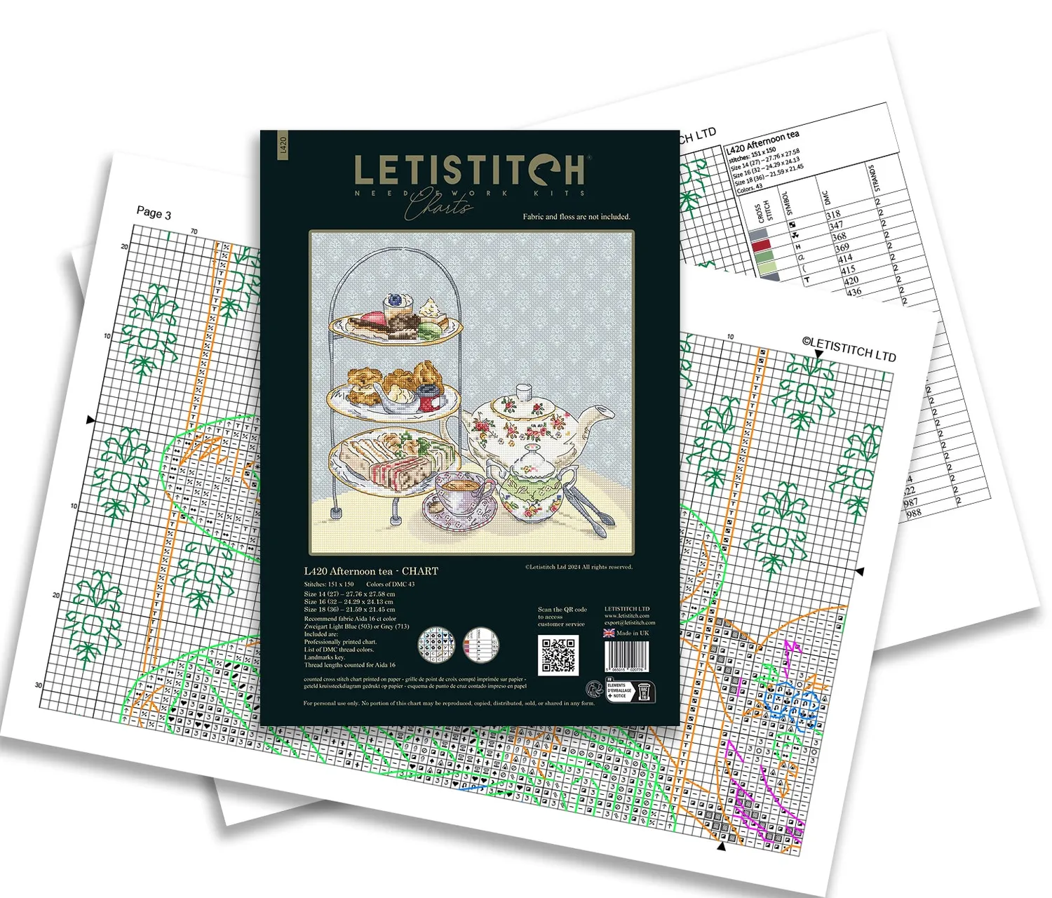 Leti Stitch Afternoon Tea pdf telpatroon 150x150 - DMC