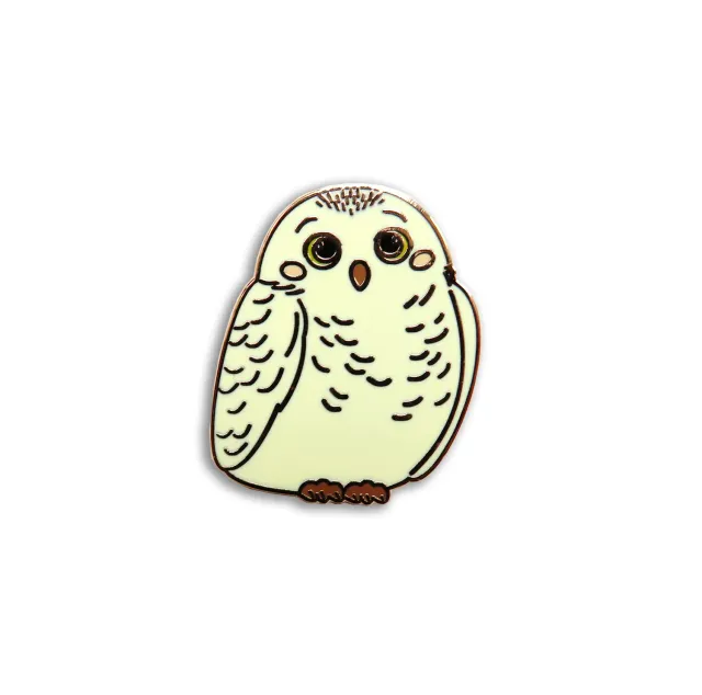 Leti Stitch 14384 Snowy Owl naaldmagneet emaille 28 mm