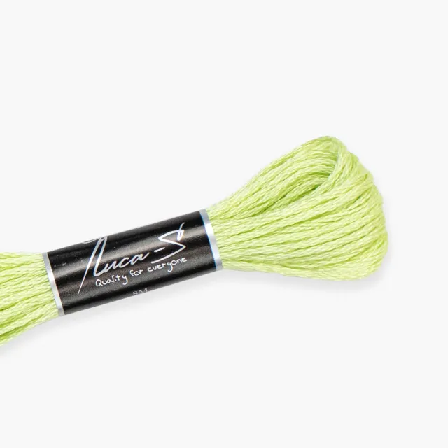 Leti Stitch Luca-S 286 borduurgaren 8 meter groen katoen
