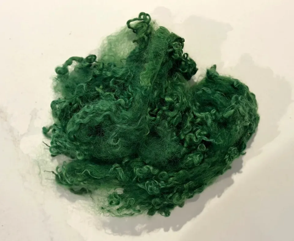 The Wool Family Wensleydale wolkrullen groen 10 gram