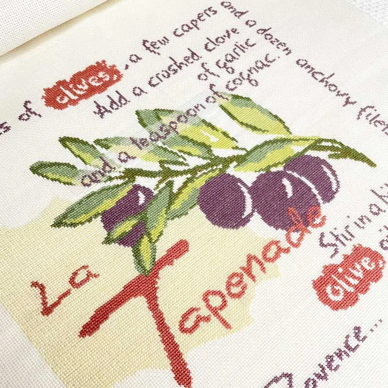 LiliPoints La Tapenade borduurpatroon 202 steken