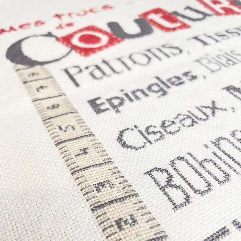 LiliPoints Couture Bag borduurpatroon grijze en witte versie