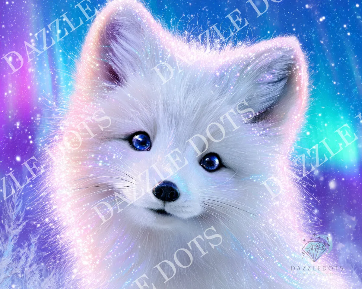 Dazzle Dots LDS-7037 Arctic Foxy diamond painting 44,6x35,6 cm