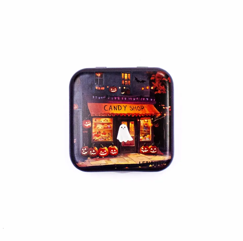 Leti Stitch Pumpkin Lane naaldendoosje blik 5,5 cm