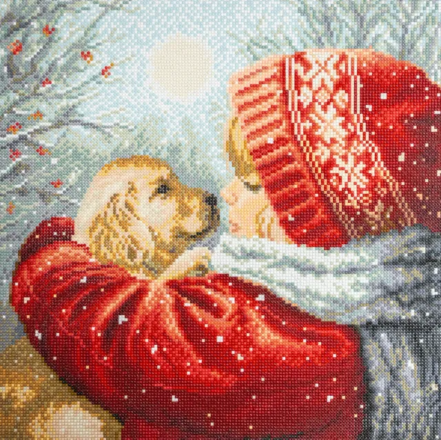 Leti Stitch LT 102 Christmas Hugs diamond painting 42cm