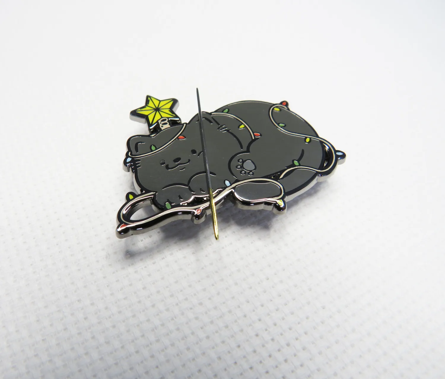 Leti Stitch 14389 Twinkle Kitty naaldmagneet emaille 41mm