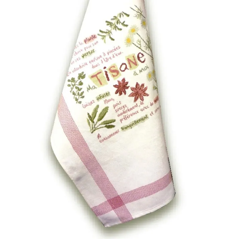 LiliPoints My Herbal Tea borduurpatroon theedoek