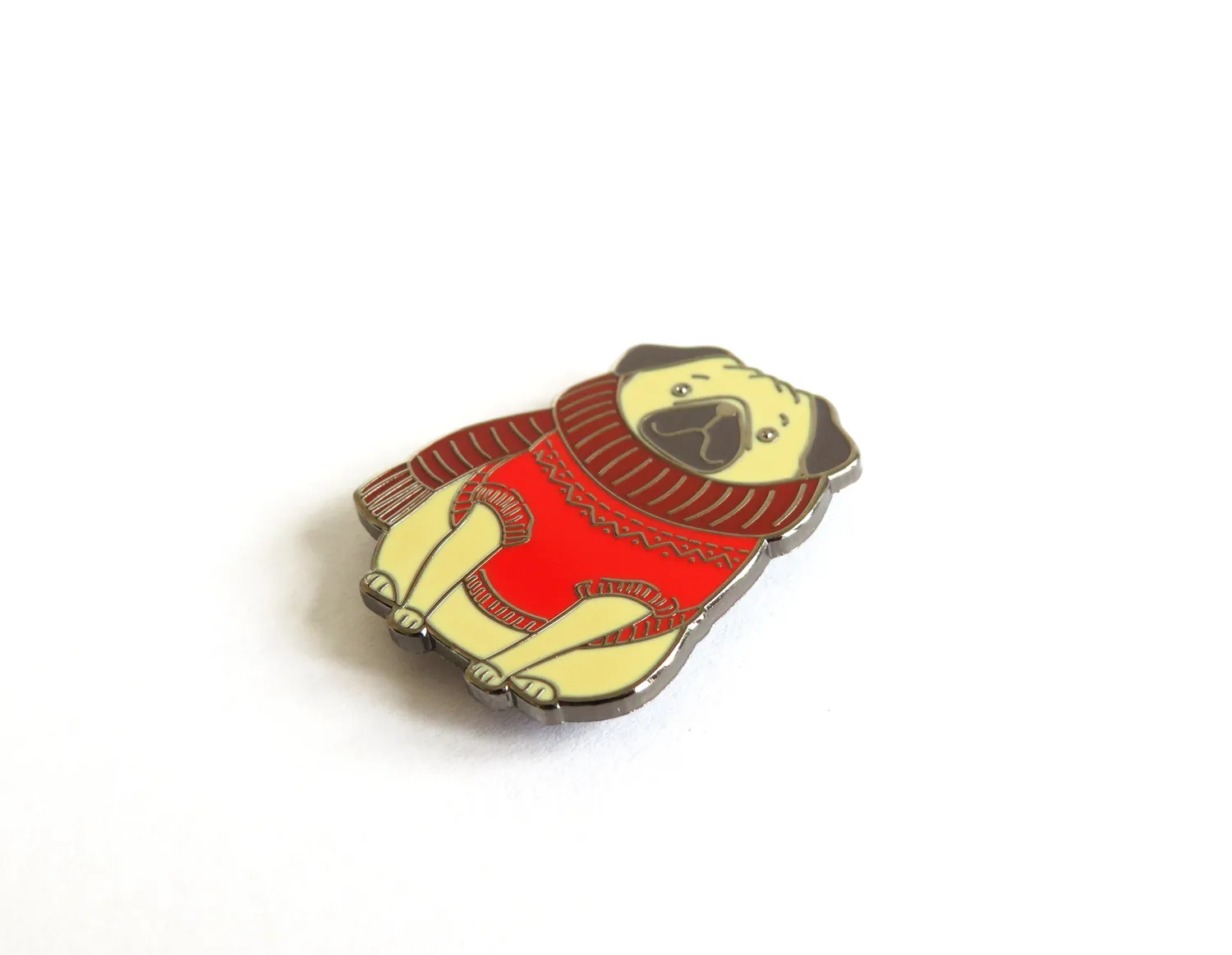 Leti Stitch 14371 Jolly Pug naaldmagneet 3 cm