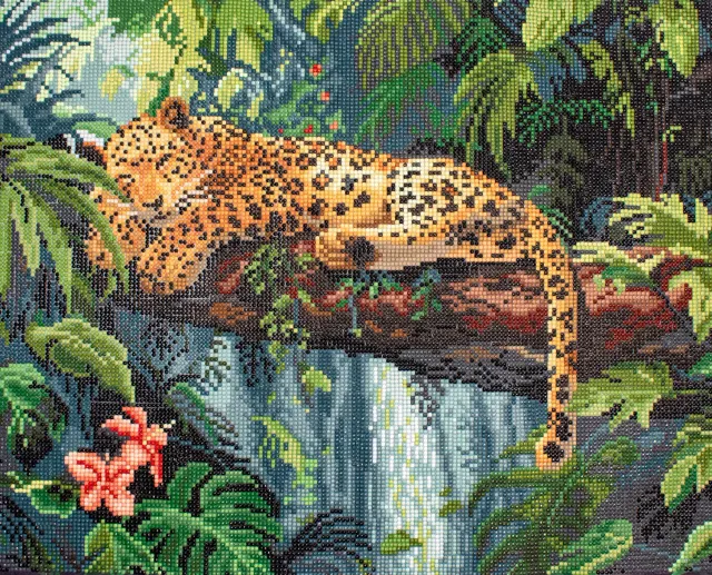 Dazzle Dots LT02 Leopard Diamond Painting 50,8x40,6cm