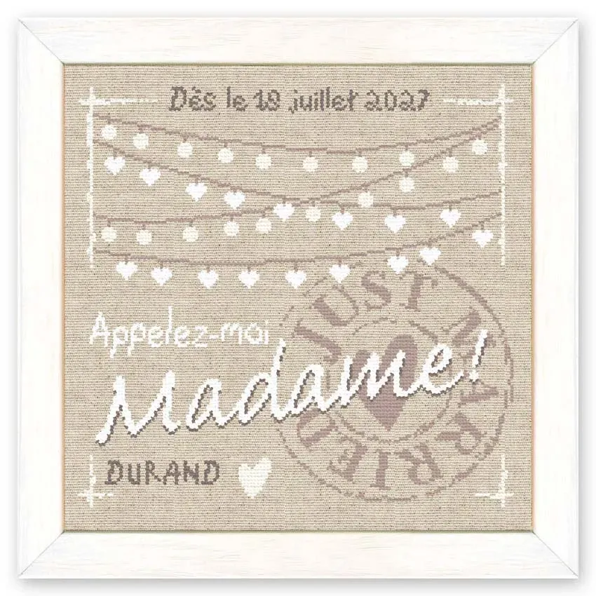 LiliPoints Call me Madame kruissteekpatroon 2 versies