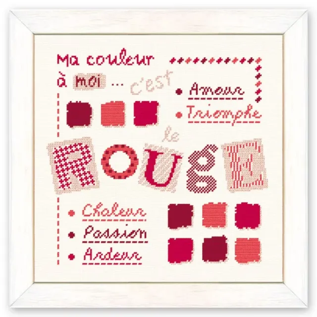 LiliPoints RED kruissteekpatroon rood 178 steken