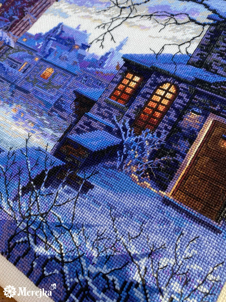 Merejka Venice of the North borduurpakket 57,5x28 ecru