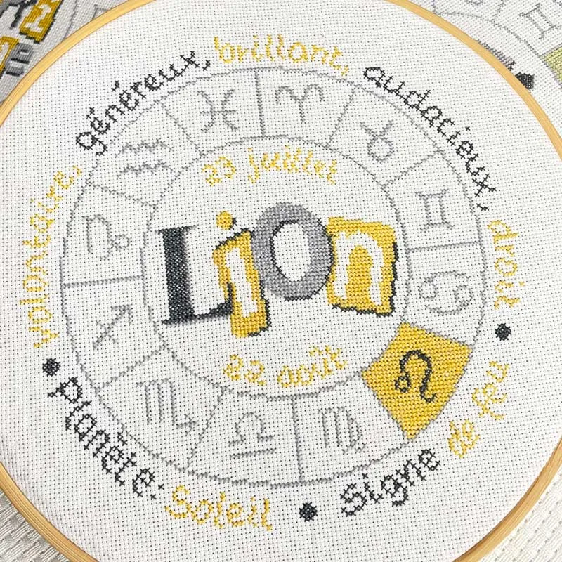 LiliPoints LEO U008 borduurpatroon 12 kleuren