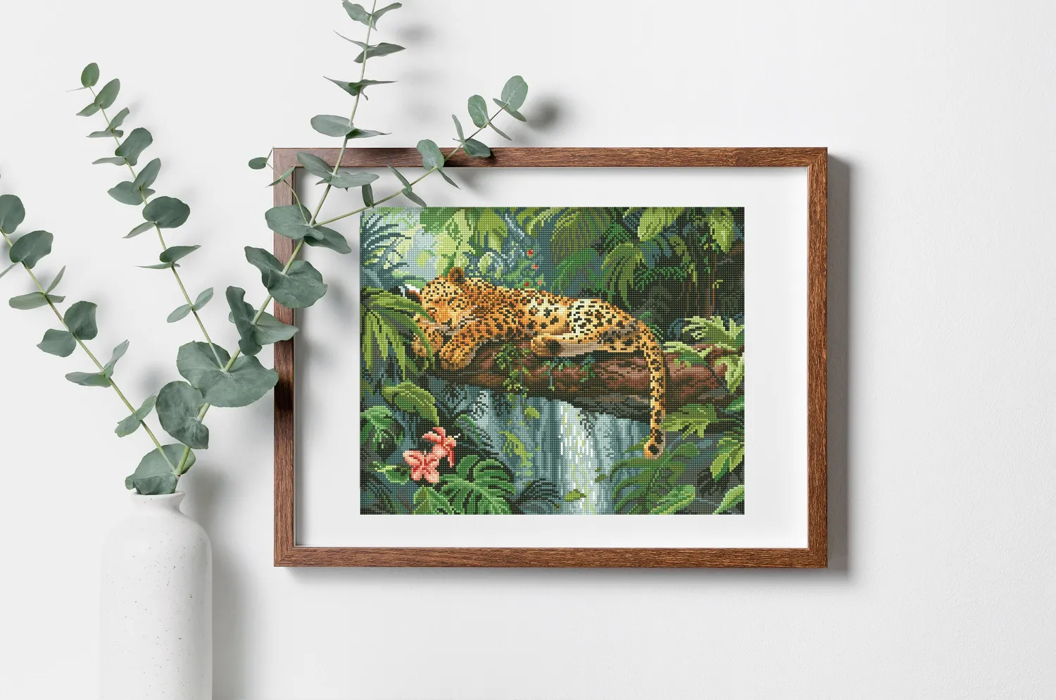 Leti Stitch L500 Jungle Nap borduurpatroon gedrukt 44 kleuren