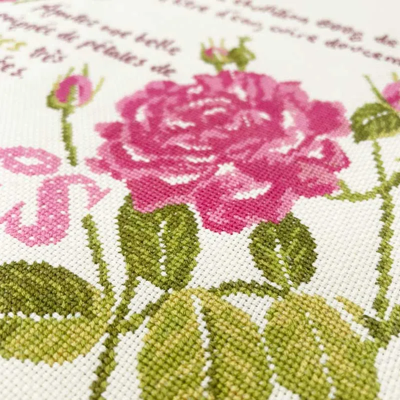 LiliPoints Rose Syrup borduurpatroon rood roze
