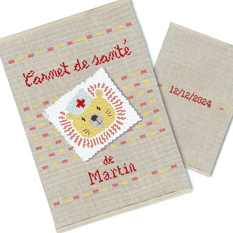 LiliPoints Health Book Cover Lion borduurpakket KB038