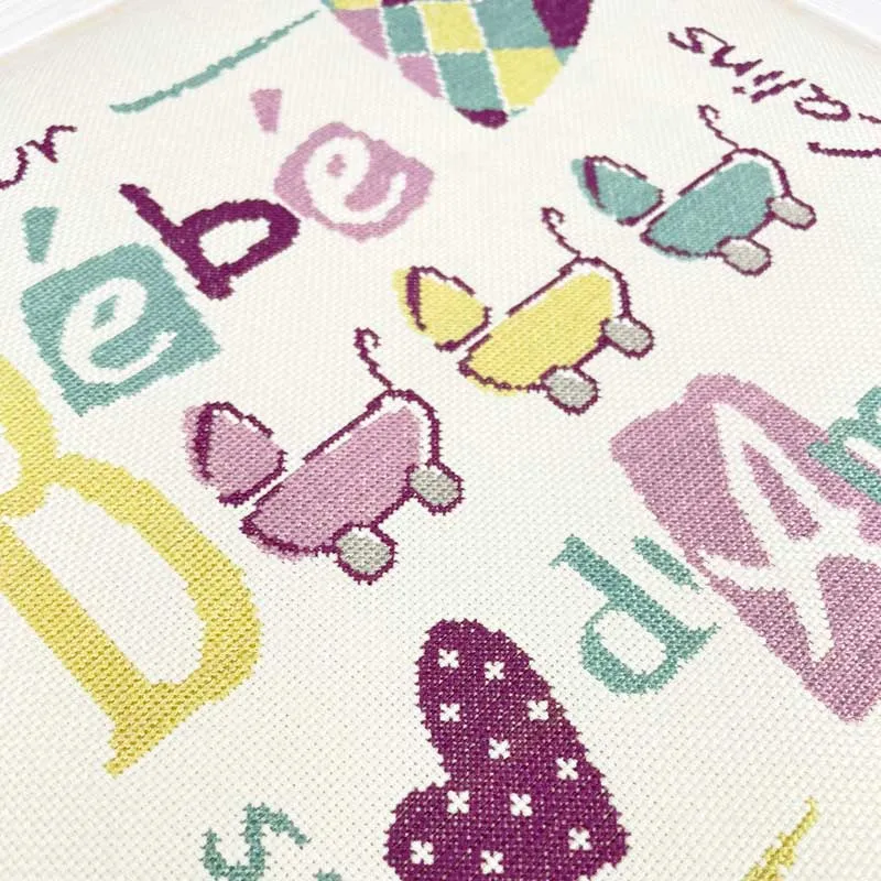 LiliPoints Baby d'Amour kruissteekpatroon met alfabet