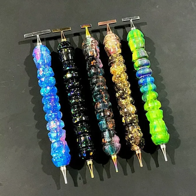 Leti Stitch Luxe Diamond Art pen resin met 7 opzetstukken