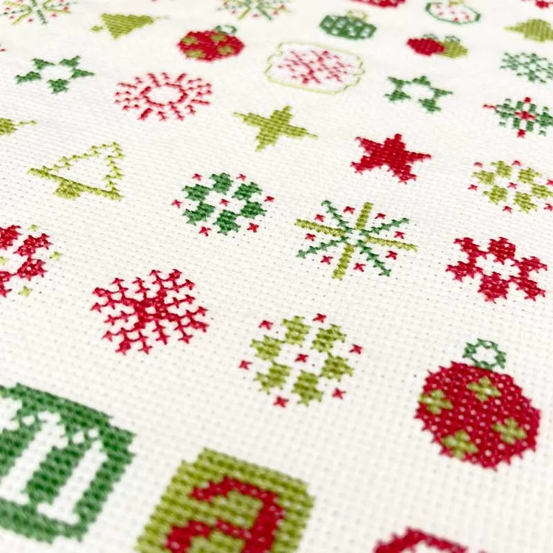 LiliPoints Merry Christmas borduurpatroon 171 steken