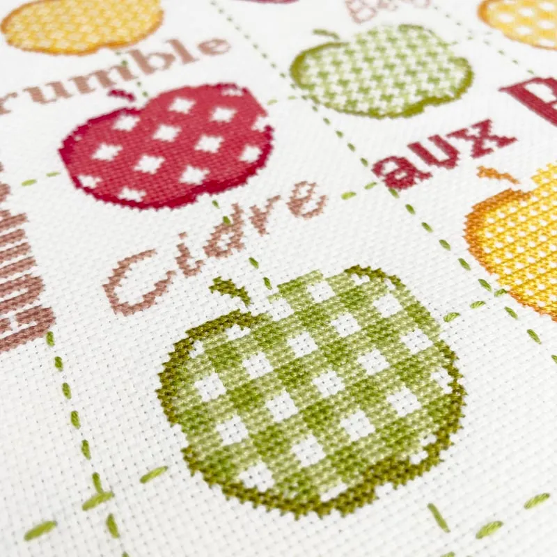 LiliPoints Apple Yummies borduurpatroon appels