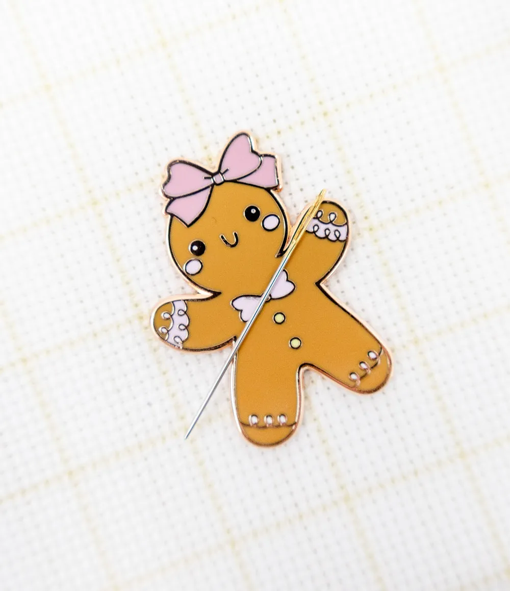 Leti Stitch 14364 Gingie naaldmagneet gingerbread 35 mm