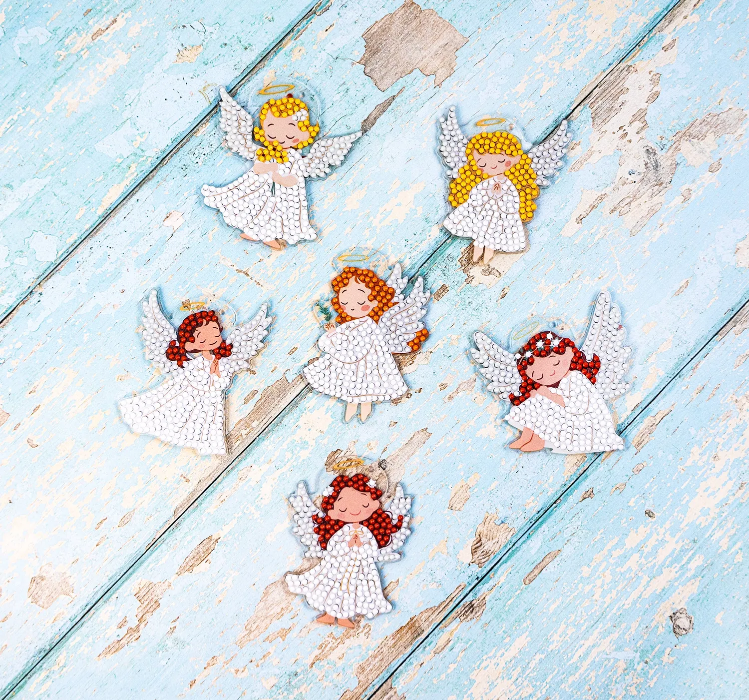 Leti Stitch Wings of Light hangers diamond painting 6 stuks