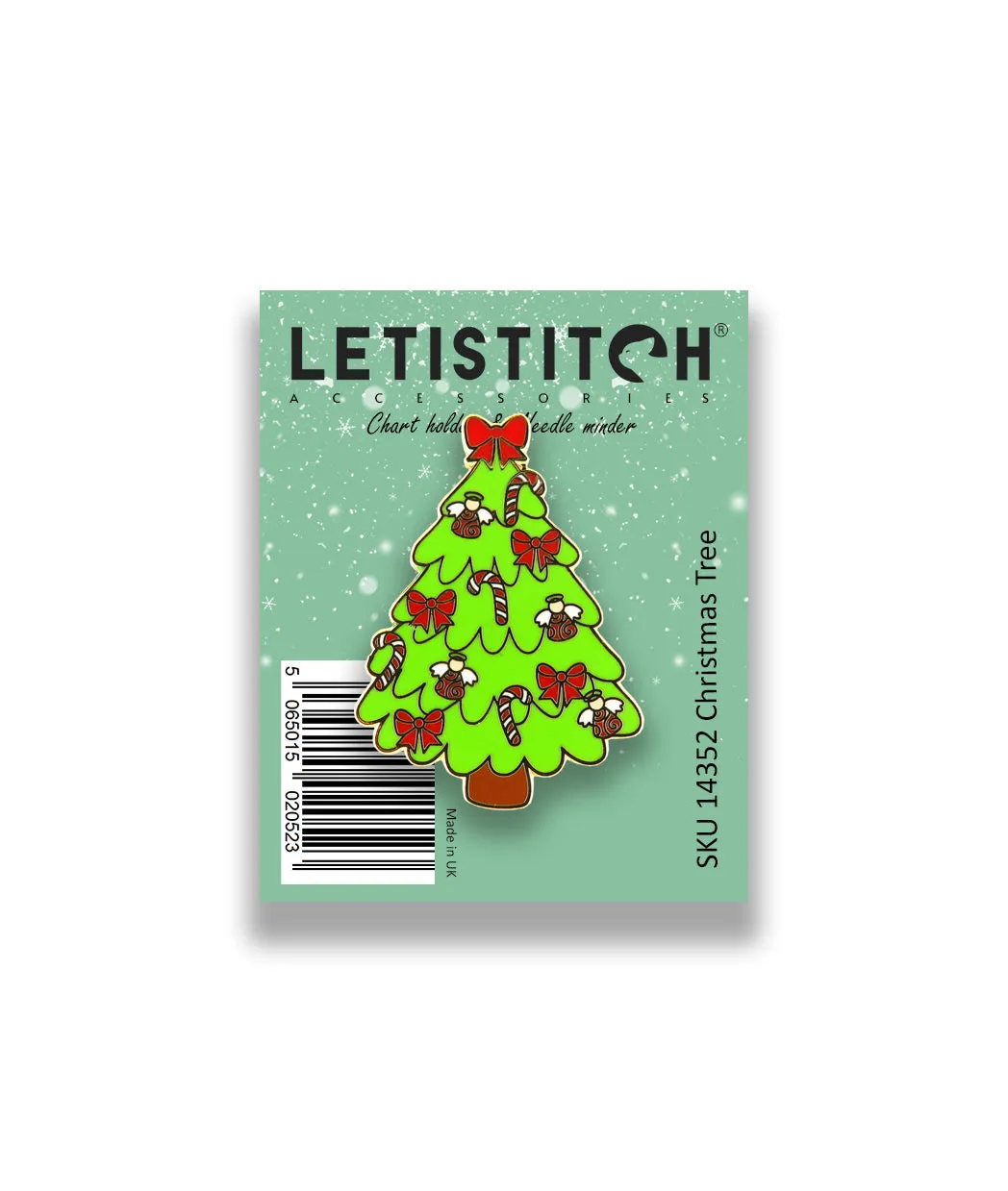 Leti Stitch 14352 Christmas Tree patroonhouder naaldmagneet