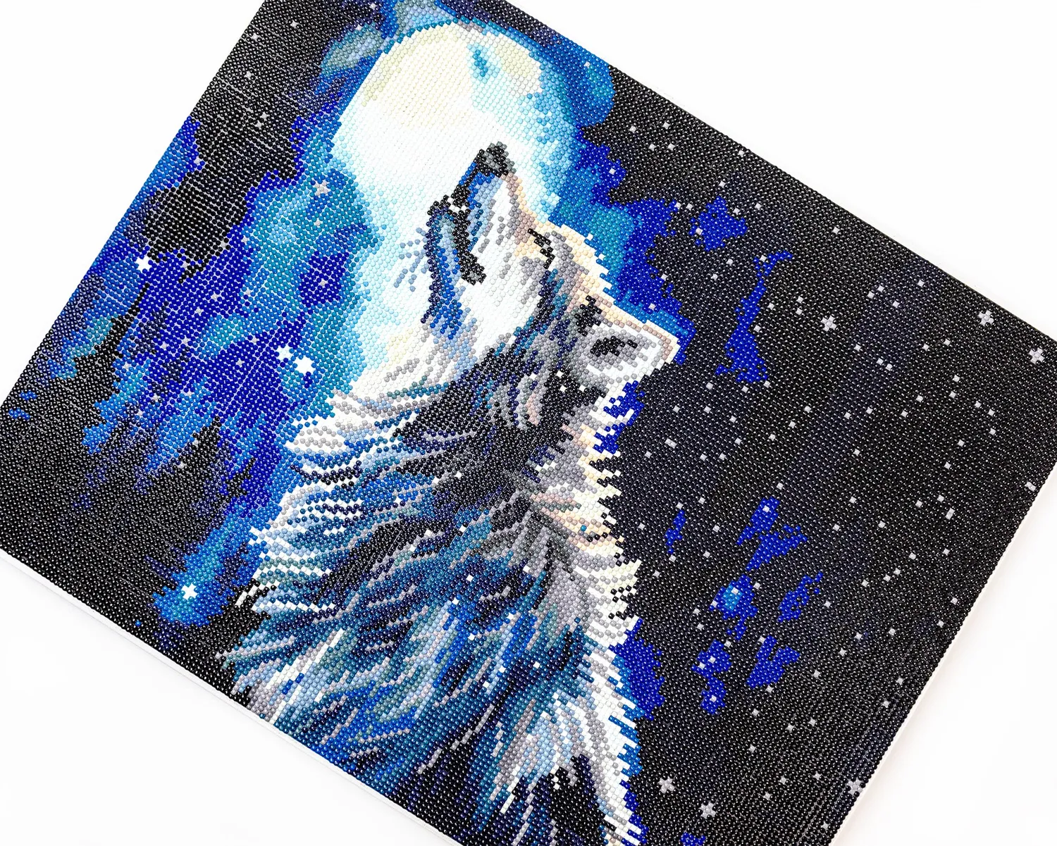 Leti Stitch Dazzle Dots 481-005 Midnight Snowfall diamond painting 40x50 ingelijst