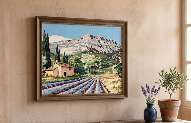 SEG de Paris Sainte-Victoire Mountain canvas berglandschap