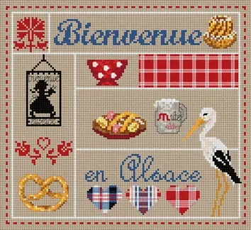 Madame la Fée Mini Alsace borduurpatroon pdf 137x137 download