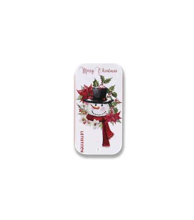 Leti Stitch 25630 Merry Christmas naaldenblikje 50 mm