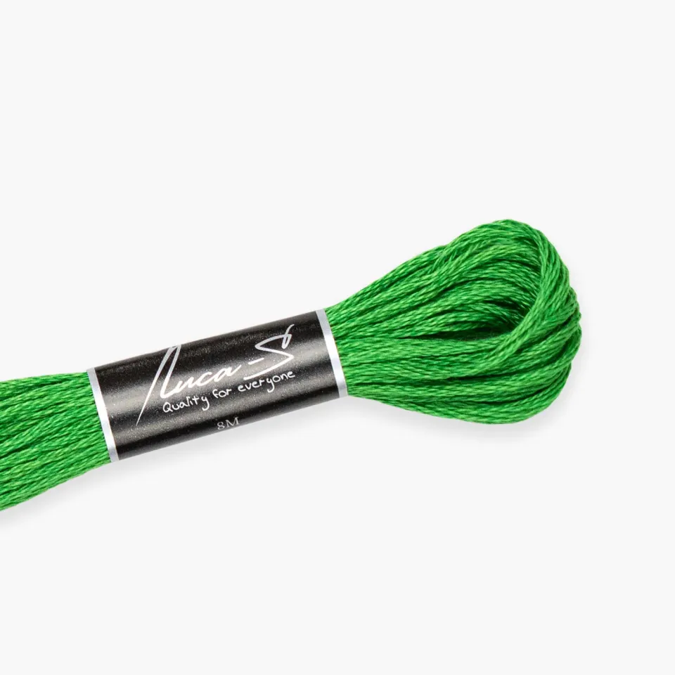 Luca-S splijtgaren 282 groen 8 meter DMC 702