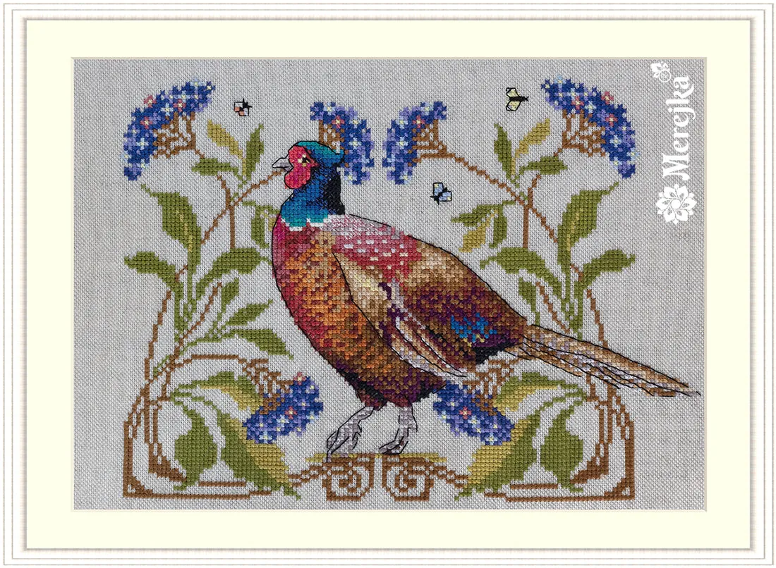 Merejka The Pheasant borduurpakket 22x16 fazant
